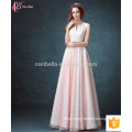 Guangzhou Long Elegant Red Best Quality A-line Sleeveless Chiffon OEM Services Bridesmaid Dress